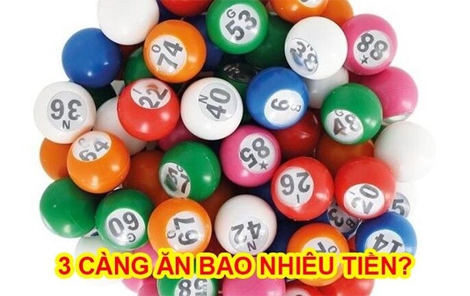 3 càng đề ăn bao nhiêu tiền khi trúng?